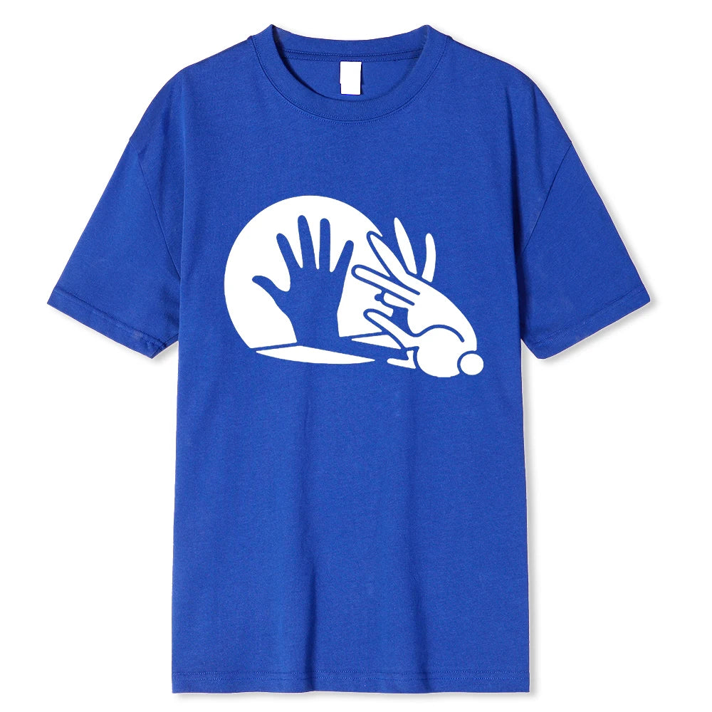 VILZSTUDIOS Funny Shadow Rabbit T-Shirt