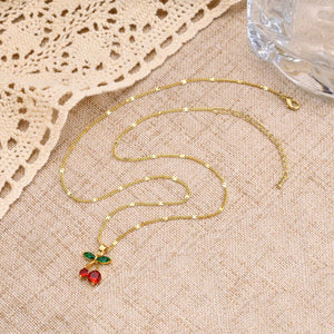 VILZSTUDIOS Cherry Charms Necklace