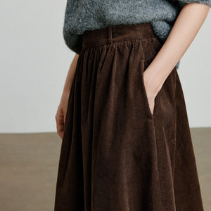 VILZSTUDIOS New Corduroy Autumn Skirt