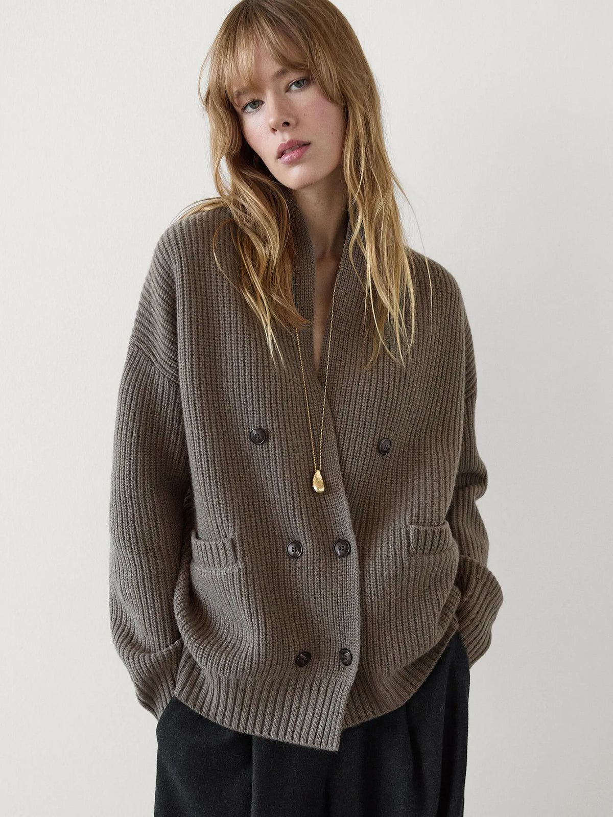 VILZSTUDIOS English Style Knitted Cardigan