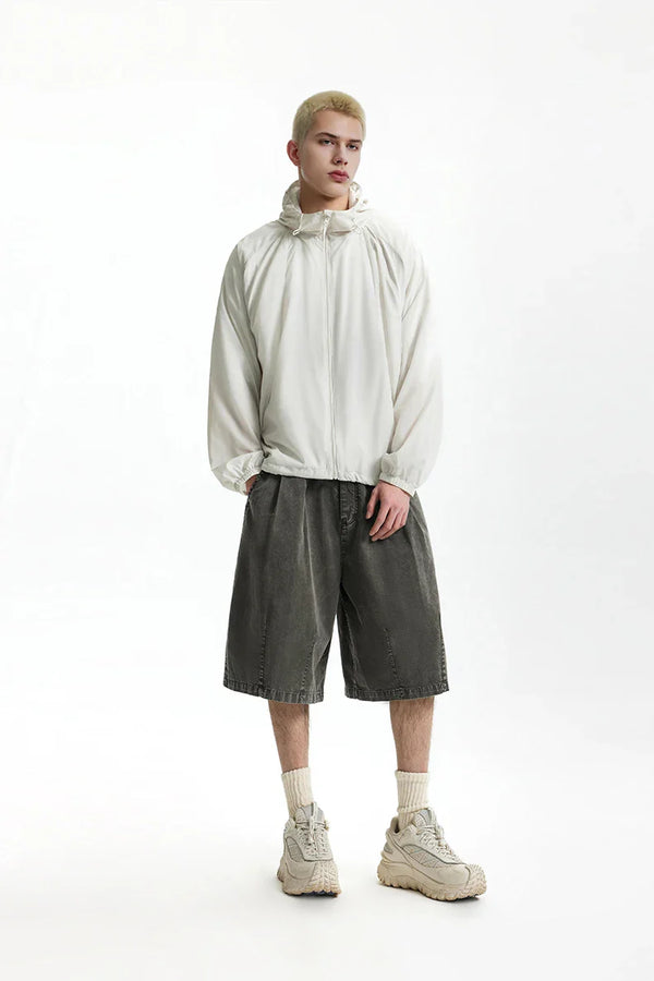 American Style Washed Cargo Shorts