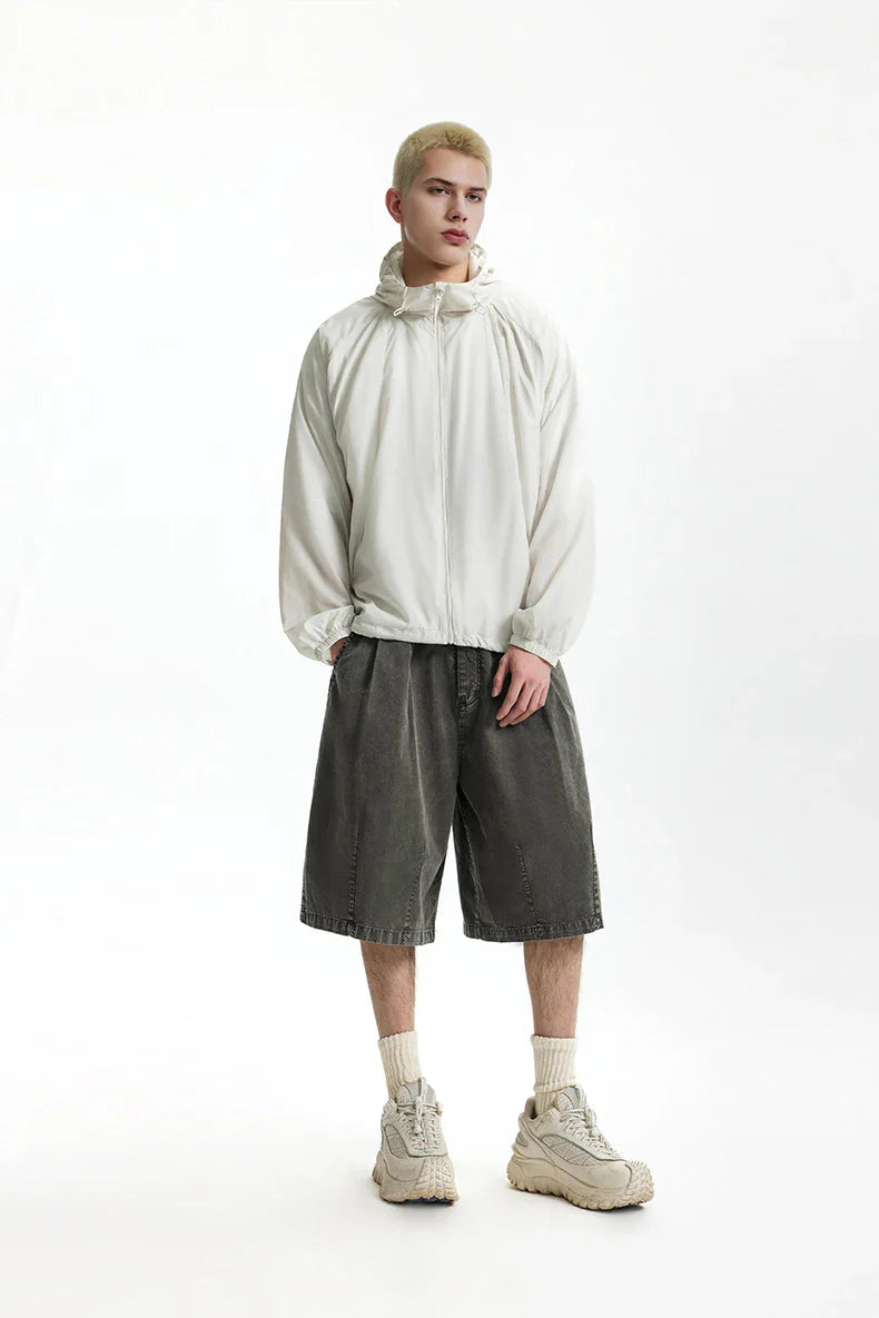 VILZSTUDIOS American Style Washed Cargo Shorts