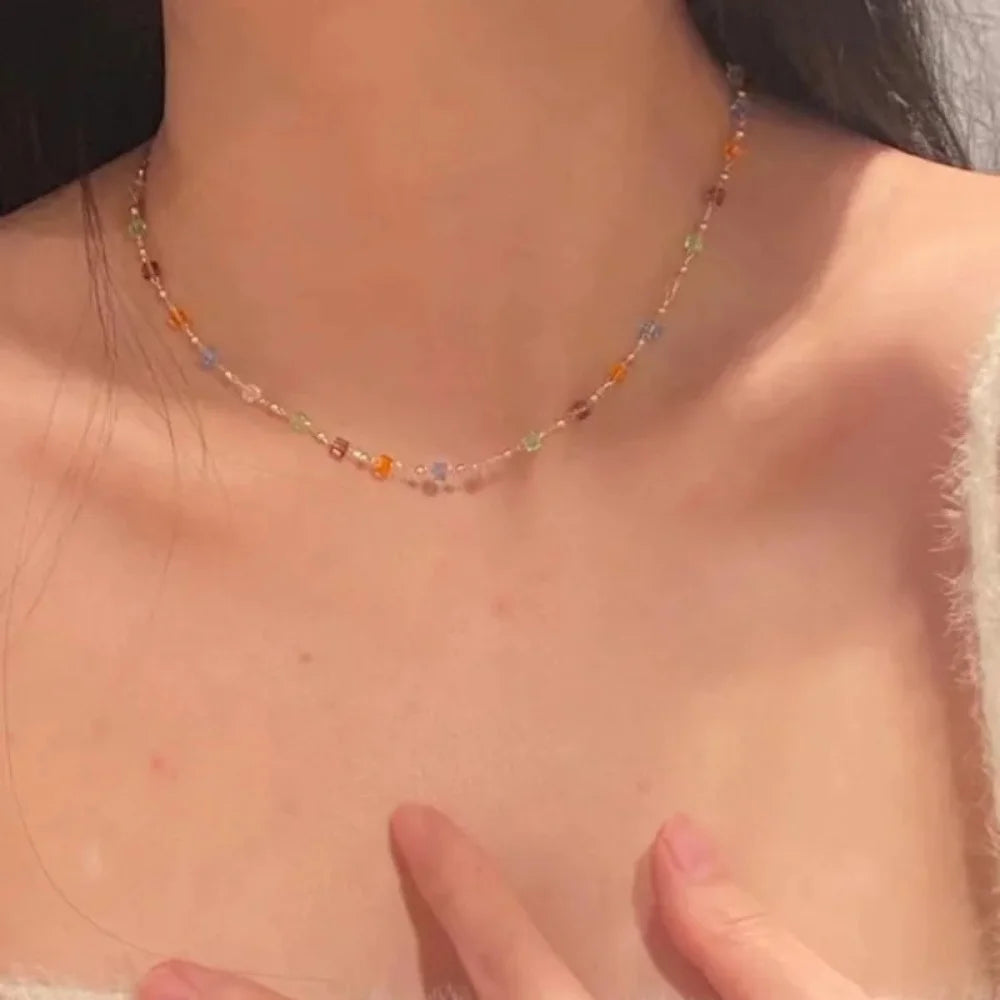 VILZSTUDIOS Freshwater Pearl Collar Chain Necklace