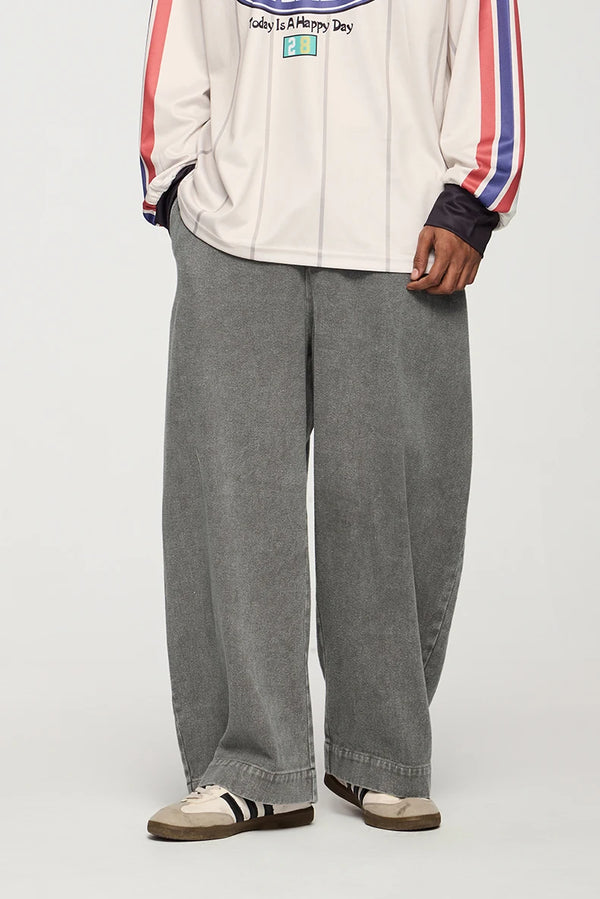 Vintage Loose Fit Washed American Pants