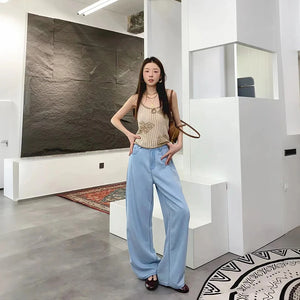 VILZSTUDIOS Handmade Metallic Yarn Knit Tank Top