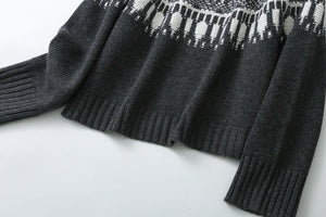 VILZSTUDIOS Jacquard Turtleneck Sweater