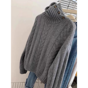 VILZSTUDIOS High-Neck Knitted Cashmere Sweater