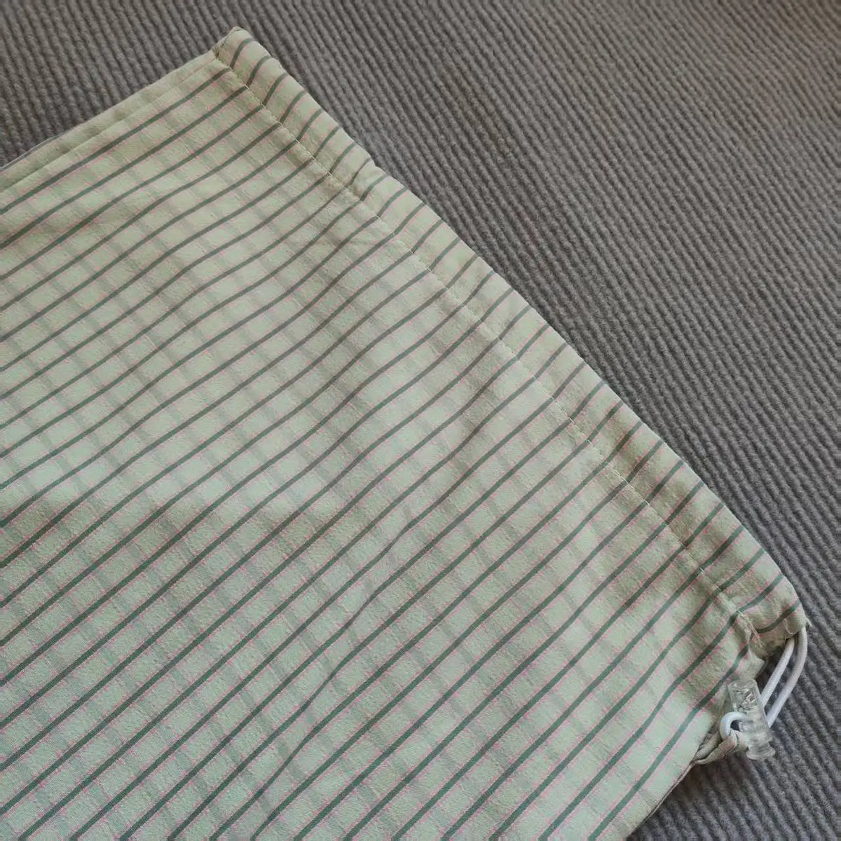 VILZSTUDIOS White Loose Striped Wide Leg Pants