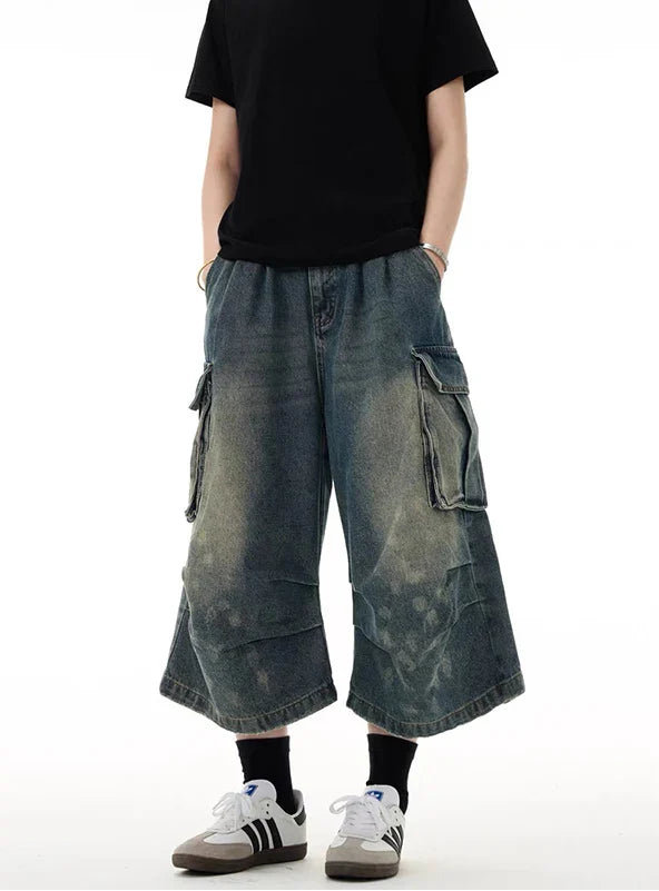 VILZSTUDIOS Vintage American Washed Workwear Jorts