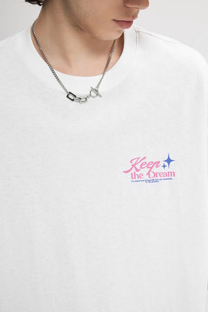 VILZSTUDIOS American Print Oversize Heavyweight Cotton T-Shirt