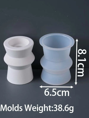 VILZSTUDIOS Modern Nordic Candle Holder Mold