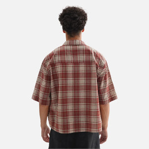 VILZSTUDIOS Viya Checkered Button-Down Shirt