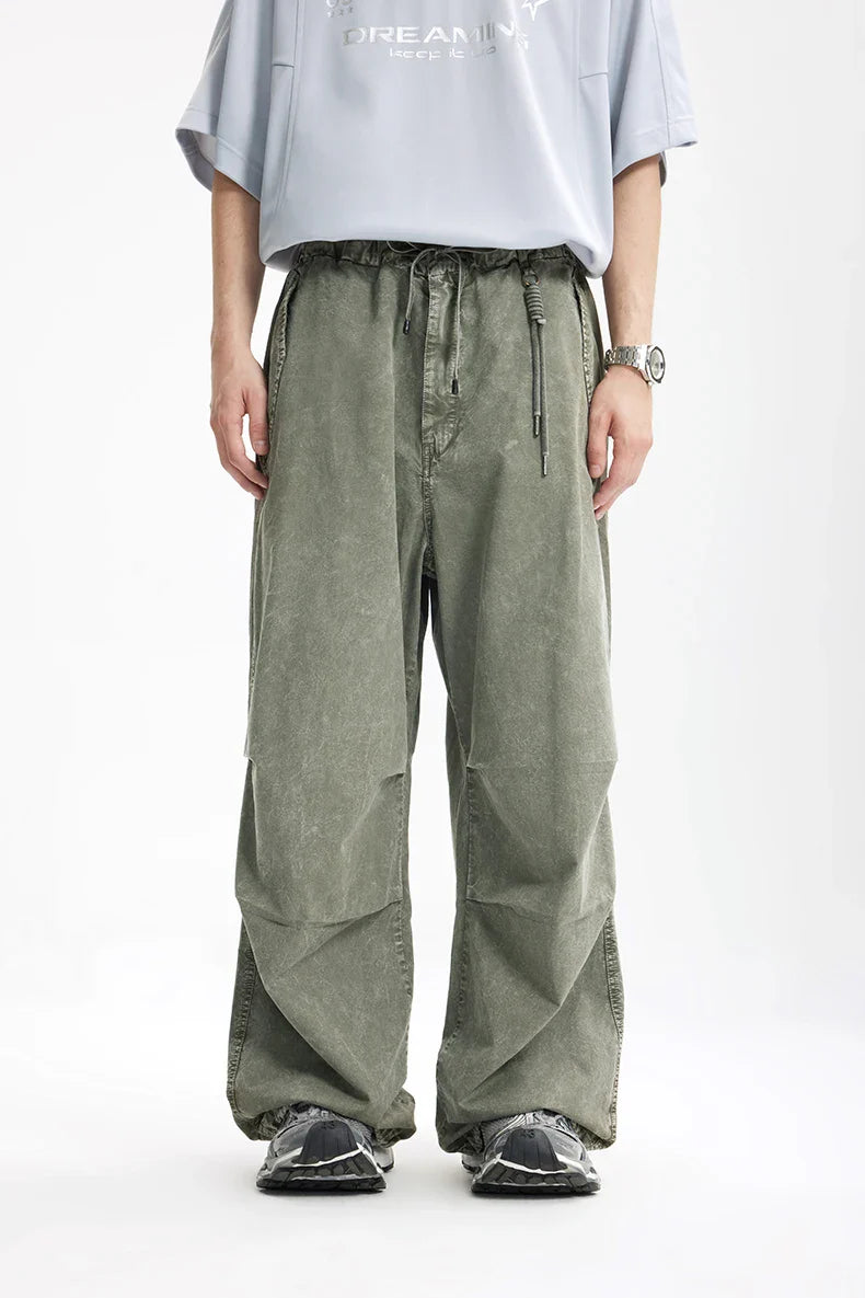 VILZSTUDIOS Heavy Washed Straight Leg Pants