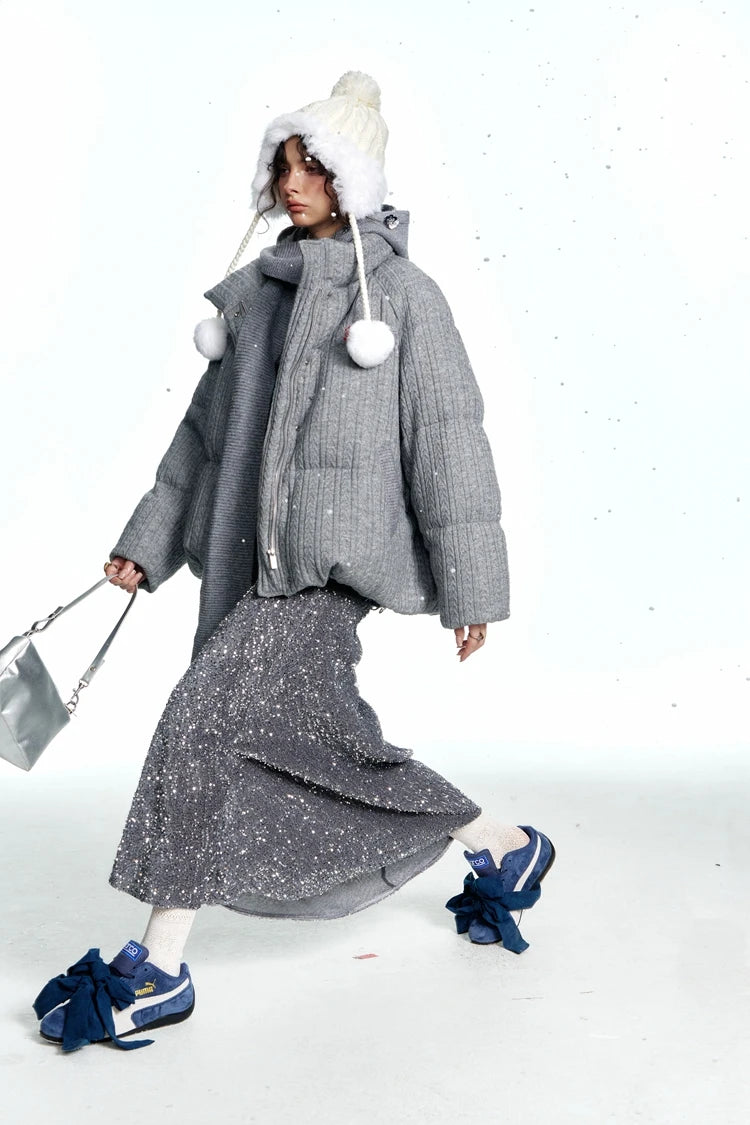VILZSTUDIOS Cozy Casual Puffer Jacket
