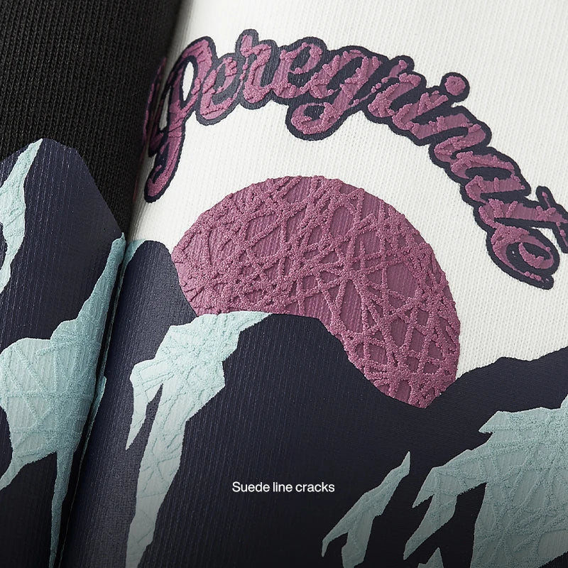 VILZSTUDIOS Mountain Graphic Oversize Casual T-Shirt