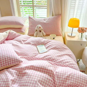 VILZSTUDIOS Vibrant Plaid Nordic Duvet Bedding Set