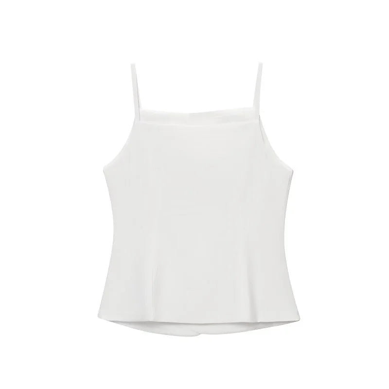 VILZSTUDIOS Chic White Tank Top