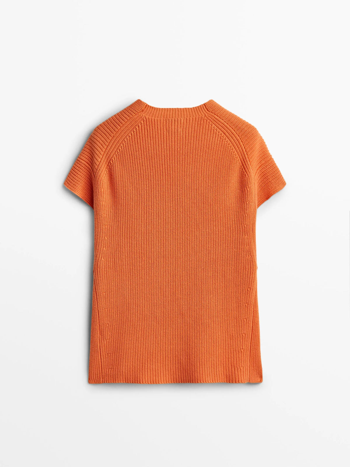 VILZSTUDIOS Casual Knitted Short Sleeve Sweater