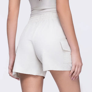 VILZSTUDIOS Breathable High Waist Yoga Fitness Shorts