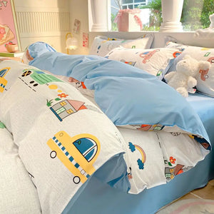 VILZSTUDIOS Cool & Cute Duvet Cover Twin Bedding Set