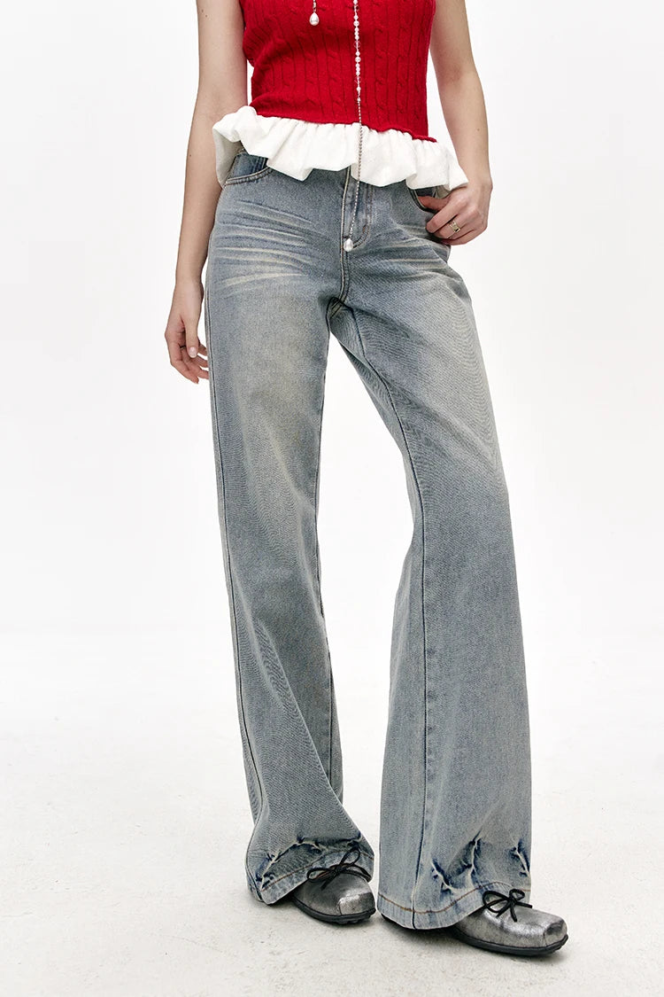 VILZSTUDIOS Slim High Waist Bootcut Jeans
