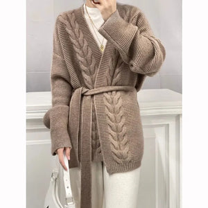 VILZSTUDIOS Thick Warm Wool Cardigan