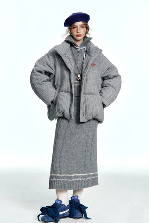 VILZSTUDIOS Cozy Casual Puffer Jacket