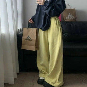 VILZSTUDIOS Black Oversized Fleece Joggers Pants