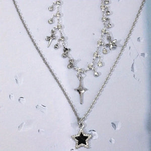 VILZSTUDIOS Doubled Layer Cool Star Necklace