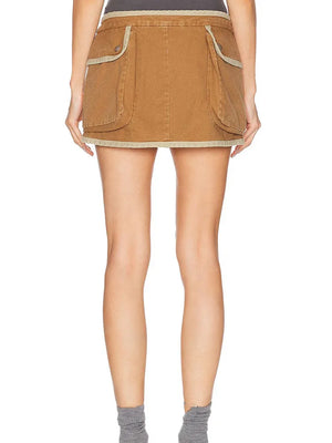 VILZSTUDIOS Y2K Color Collision Double Layer Jeans