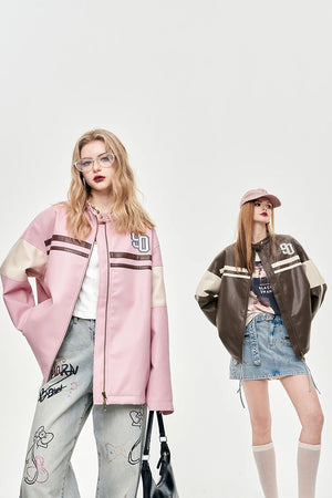 VILZSTUDIOS Sporty Leather Jacket