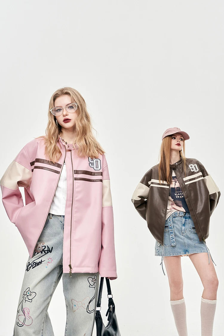 VILZSTUDIOS Sporty Leather Jacket