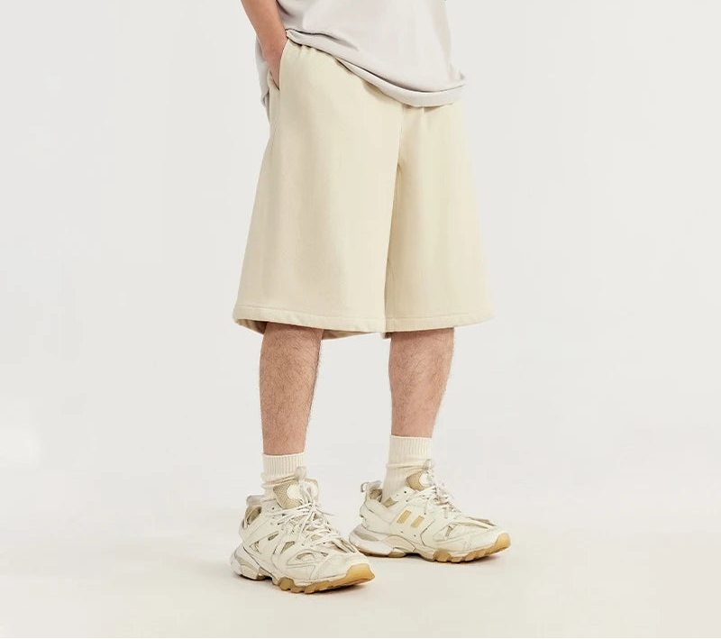 VILZSTUDIOS Minimalist Straight Leg Midi Shorts