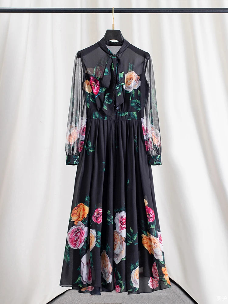 VILZSTUDIOS Floral Maxi Dress Gown