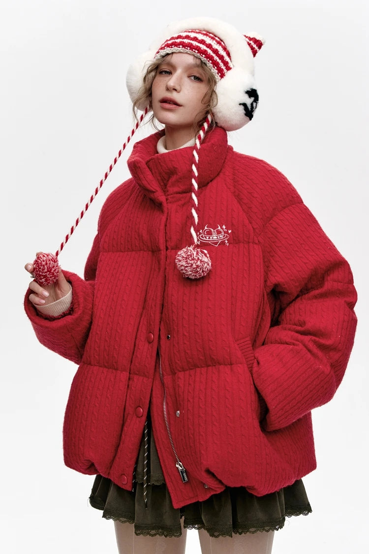 VILZSTUDIOS Cozy Casual Puffer Jacket