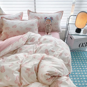 VILZSTUDIOS Vibrant Floral Duvet Bedding Set