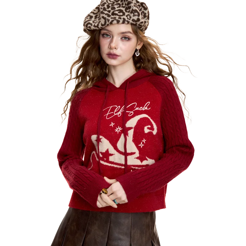 VILZSTUDIOS Cozy Jacquard Hoodie