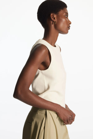 VILZSTUDIOS Casual Knitted Sleeveless Top