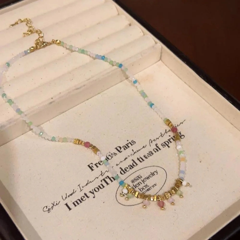 VILZSTUDIOS Freshwater Pearl Collar Chain Necklace