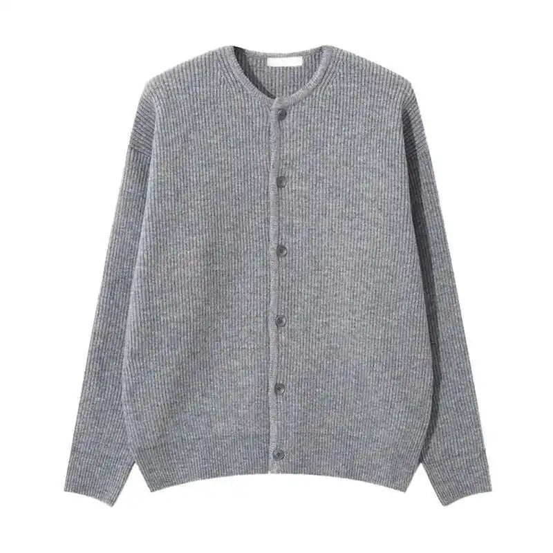 VILZSTUDIOS Knit Korean Style Loose Cardigan