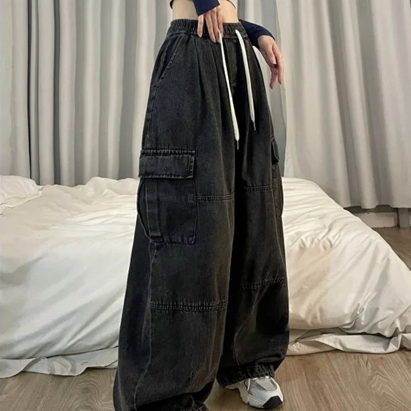 VILZSTUDIOS Vintage Blue Cargo Jeans