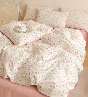 VILZSTUDIOS Vibrant Floral Duvet Bedding Set