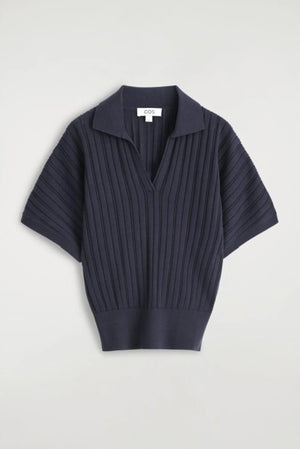 VILZSTUDIOS Knitted Short Bat Sleeve Sweater