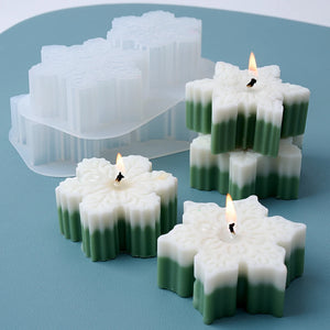 VILZSTUDIOS Silicone Snowflake Christmas Ornament Craft Mold