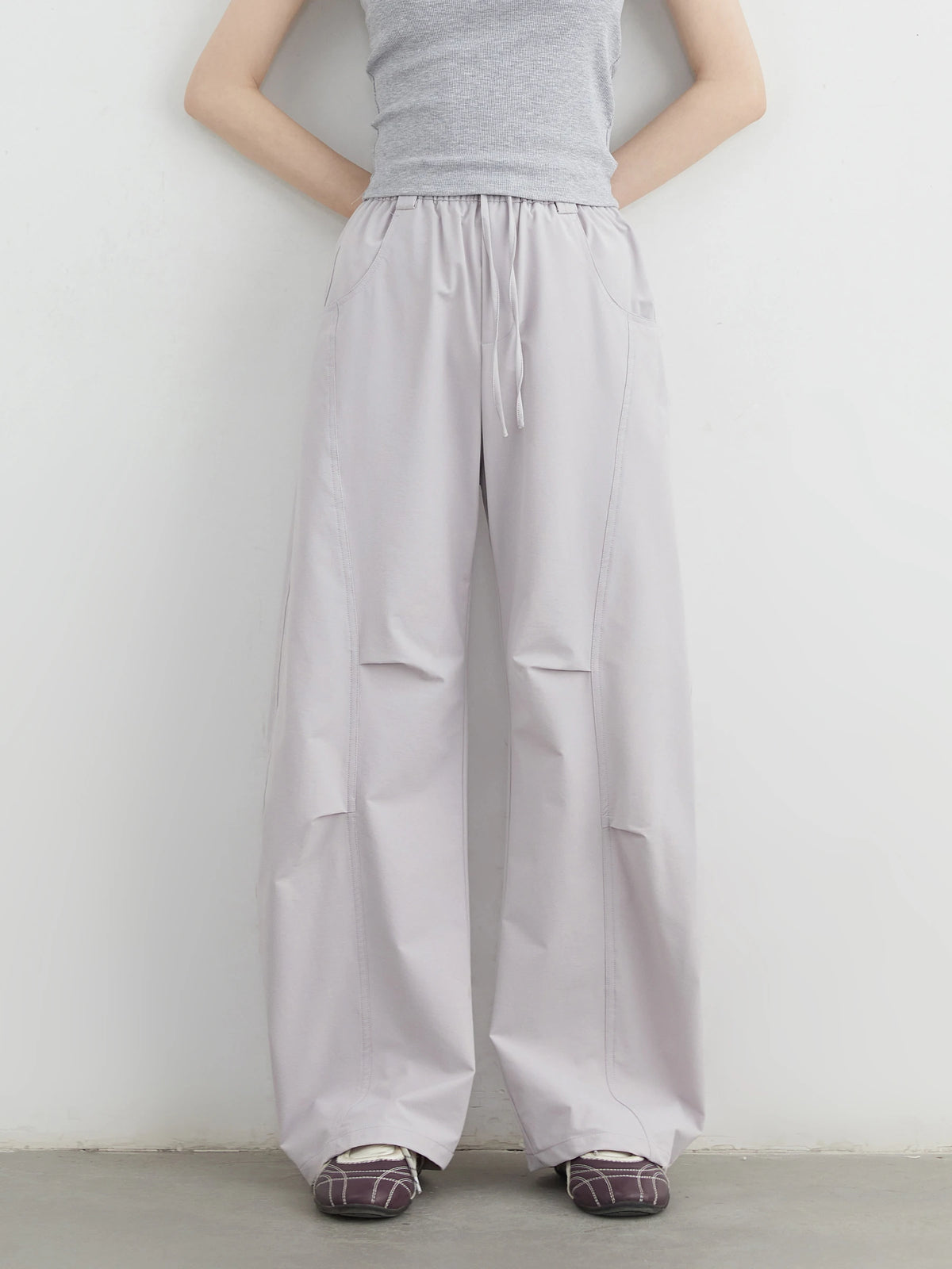 VILZSTUDIOS Solid Chic Loose Womens Wide Pants