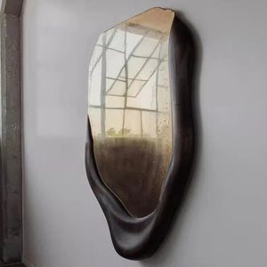 VILZSTUDIOS Irregular Wall Mirror Living Room Modern Girls Men Bedroom Bathroom Luxury Funky Mirror Asymmetrical Espelhos Home Decorations
