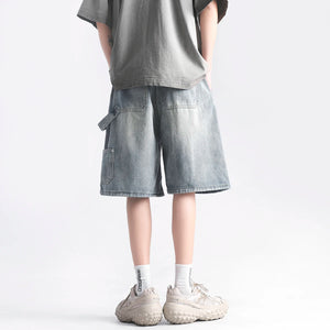 VILZSTUDIOS Youth Hip Hop Oversized Cargo Shorts