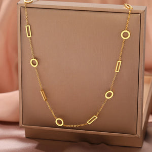 VILZSTUDIOS Stainless Steel Minimalist Necklace