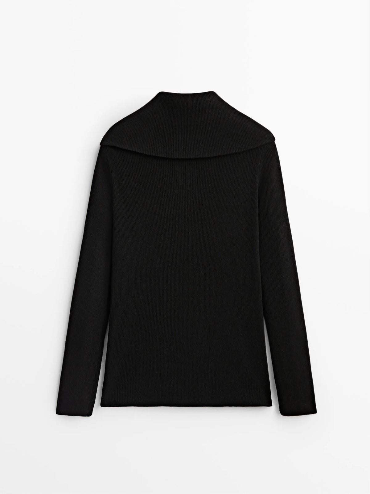 VILZSTUDIOS Knitted Turtleneck Zip-Up Sweater