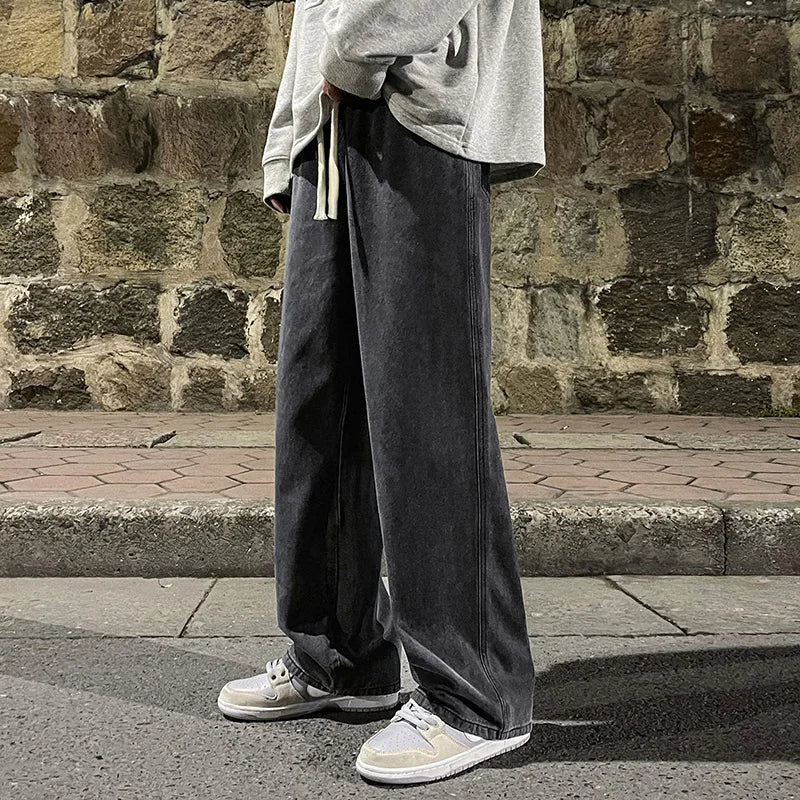 VILZSTUDIOS High Street Korean Style Loose Jeans